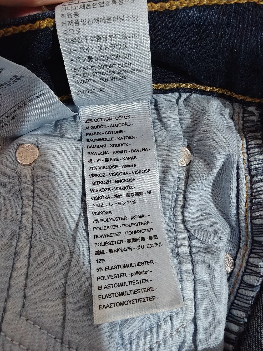 Levis 724 High Rise Straight Women's Jeans Size 28 - Picture 7 of 8